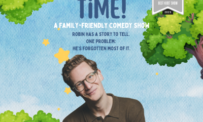 An image of Robin morgan for his show storytime