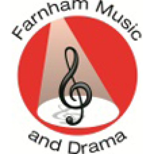 Farnham Music and Drama logo.